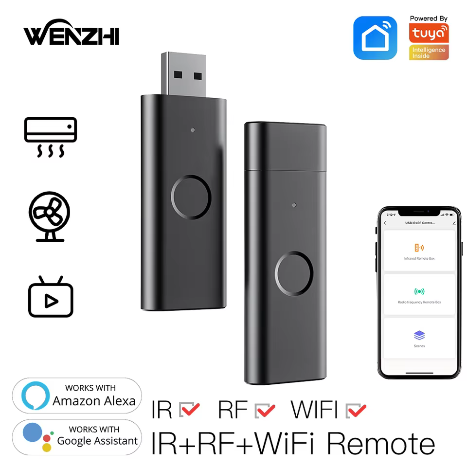 Controle Universal Wifi IR RF USB Tuya