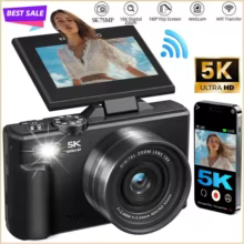 Câmera Digital WiFi 75MP 5K Thumbnail 1