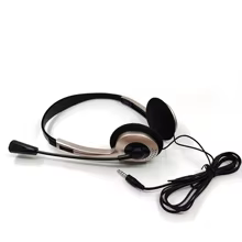 Fones Over-Ear Leves com Microfone ABS Thumbnail 4