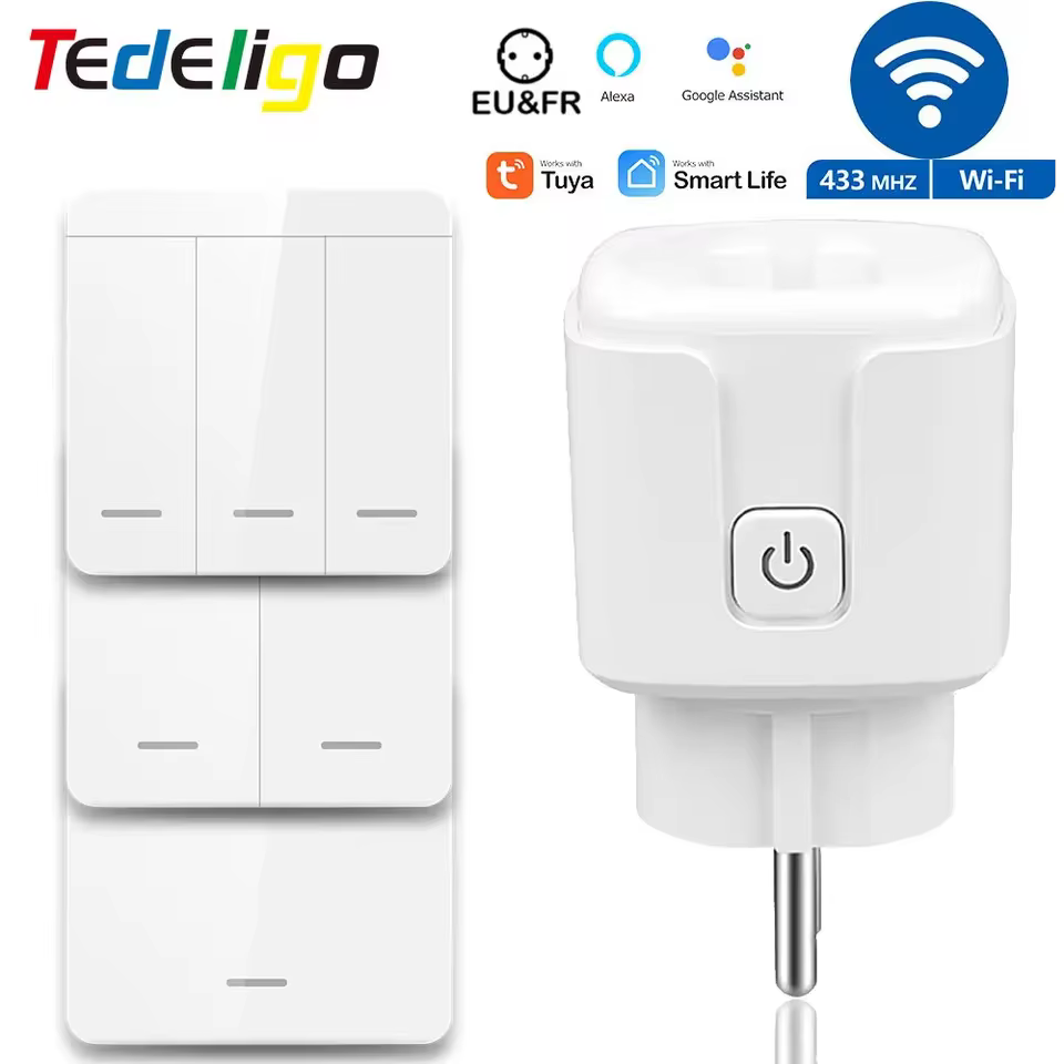 Tomada Inteligente WiFi RF 433MHz