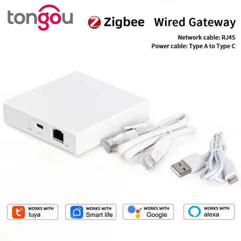 Hub ZigBee 3.0 Tuya com Fio