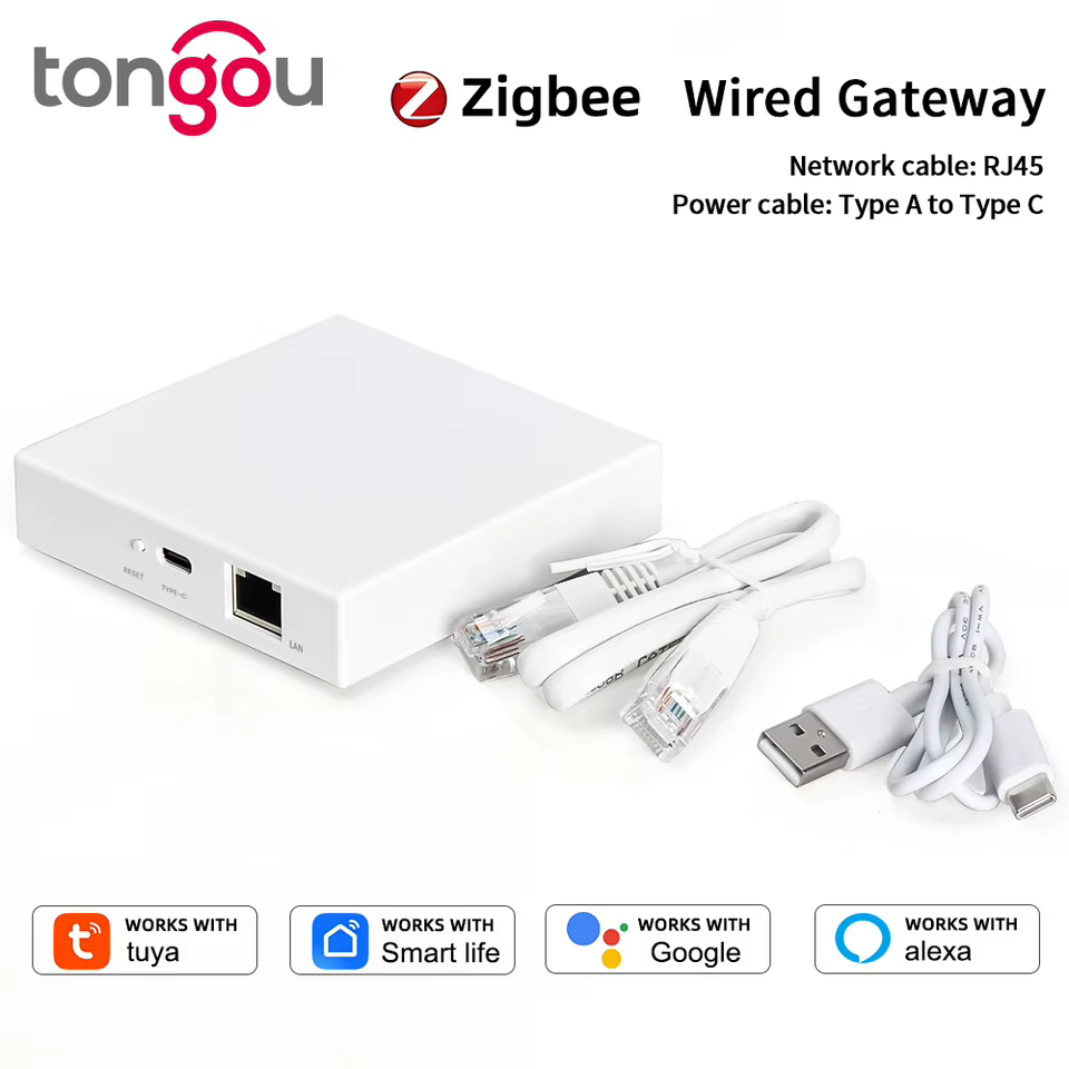 Hub ZigBee 3.0 Tuya com Fio