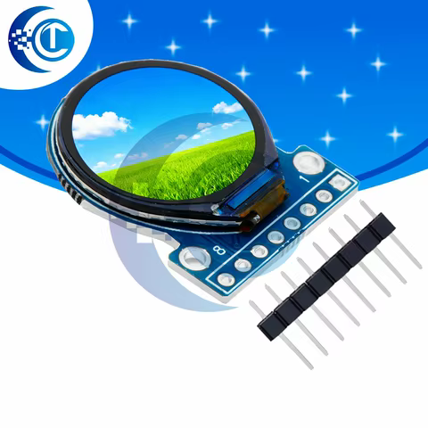 Display LCD TFT Redondo 0.71" Arduino
