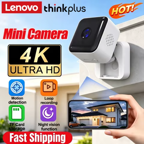 Câmera de Segurança Lenovo 4K WiFi