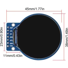 TFT LCD Redondo 1.28" RGB Thumbnail 2