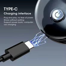 Barbeador Elétrico Masculino IPX7 9000RPM Thumbnail 3