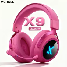 MCHOSE X9 Headset Gamer Sem Fio Thumbnail 1
