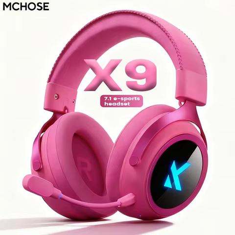 MCHOSE X9 Headset Gamer Sem Fio