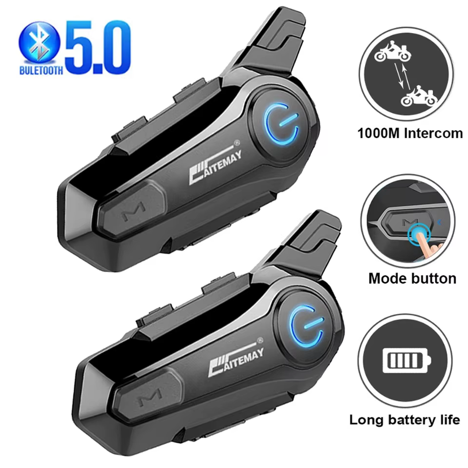 Interfone Moto Bluetooth 2 Pilotos