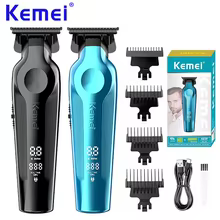 Kemei KM-264 Máquina de Corte Profissional Sem Fio Thumbnail 1