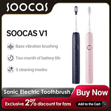 Escova de Dentes Elétrica SOOCAS V1 Thumbnail 1