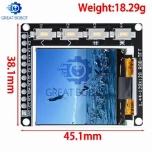 Tela LCD TFT Colorida 1.3" com SPI e Botão Thumbnail 3