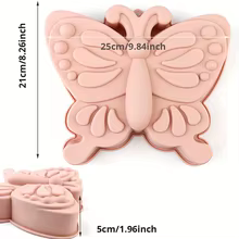 Forma Silicone Bolo Borboleta Thumbnail 2