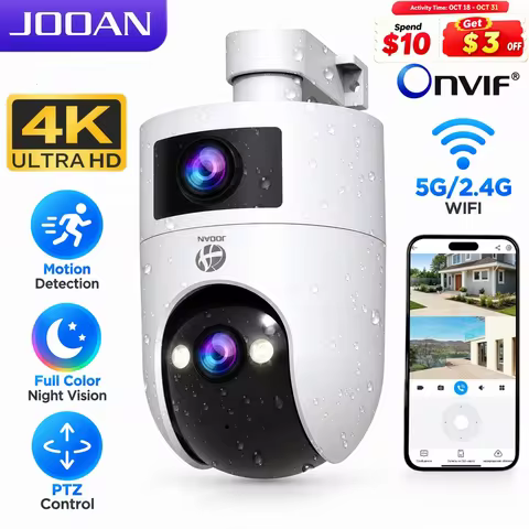 Câmera PTZ Wi-Fi JOOAN 4K 8MP
