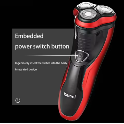 Barbeador Kemei Inteligente IPX7