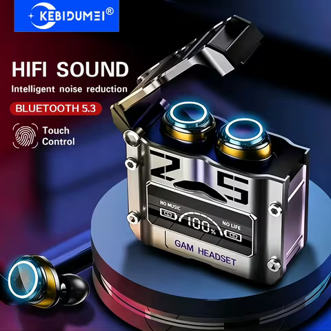 Fones Bluetooth 5.3 KEBIDUMEI