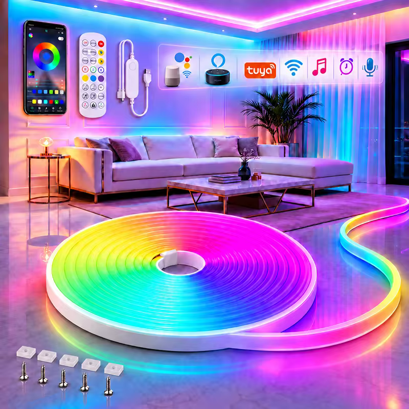 Fita LED Neon TUYA RGB USB