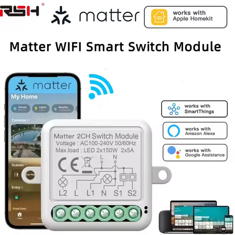 Módulo Smart Switch Matter WiFi RSH