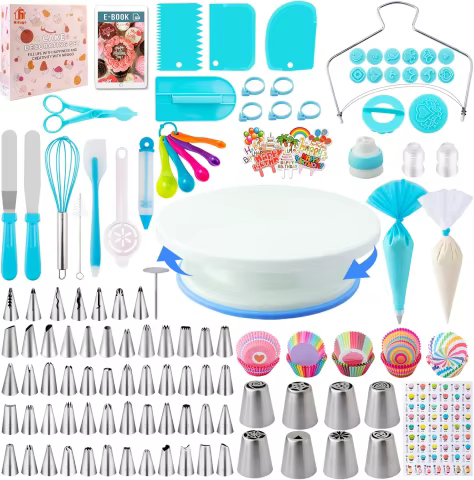 Kit Decoração Bolo com Mesa Giratória
