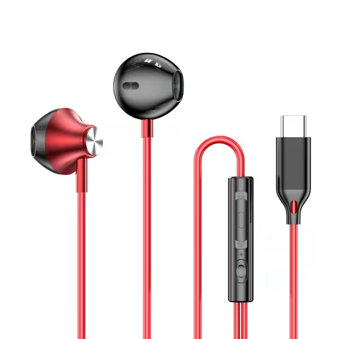 Fones de Ouvido Tipo-C com Microfone