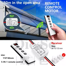 Kit Controle Remoto 433MHz + Receptor Relé 12V/24V Thumbnail 3
