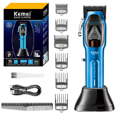 Kemei KM-1763 Máquina de Corte Profissional