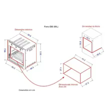 Forno Elétrico NARDELLI 60L Thumbnail 5