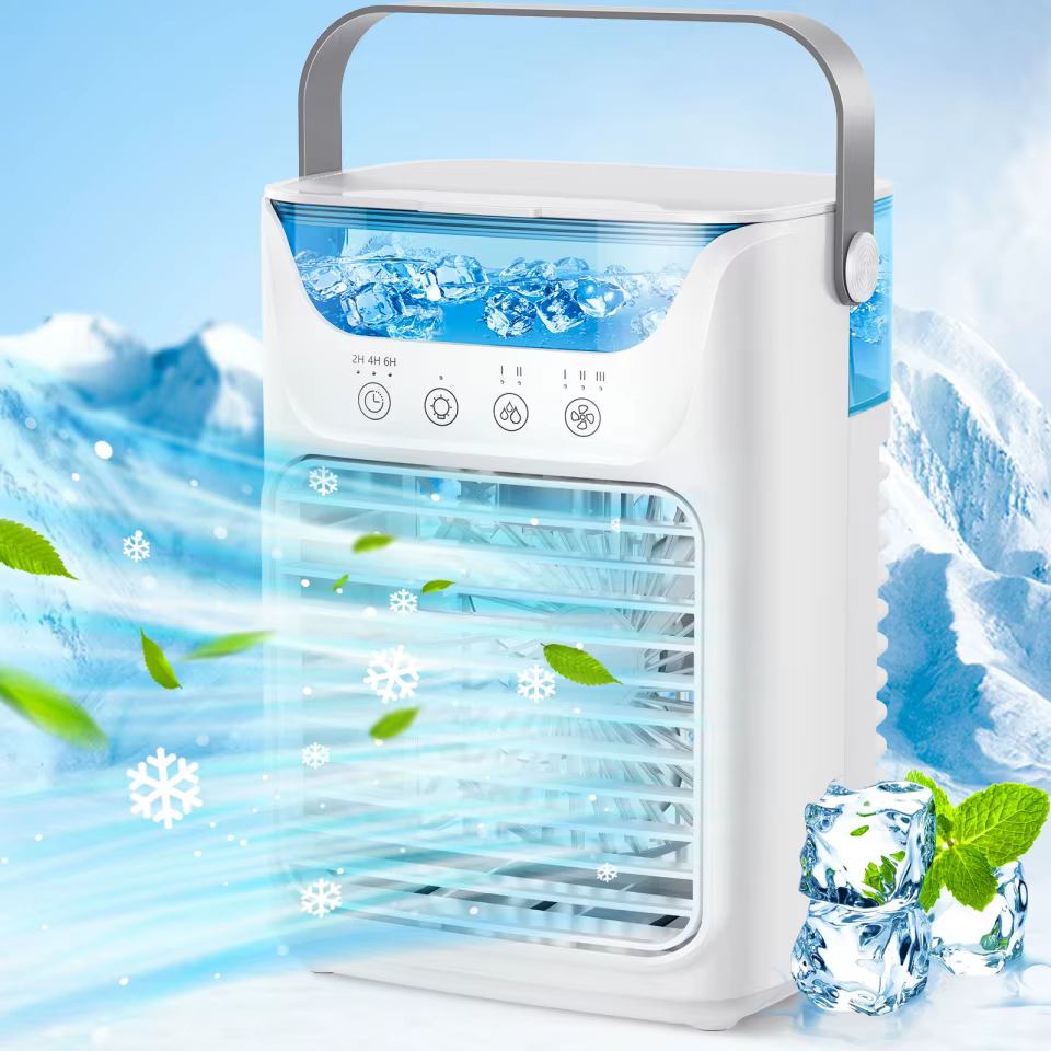 Ventilador Mini Ar Condicionado Portátil