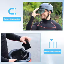 Câmera de Ação Moto Capacete HA03D Thumbnail 2