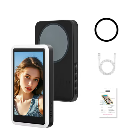 Monitor Magnético com Luz LED para Câmera