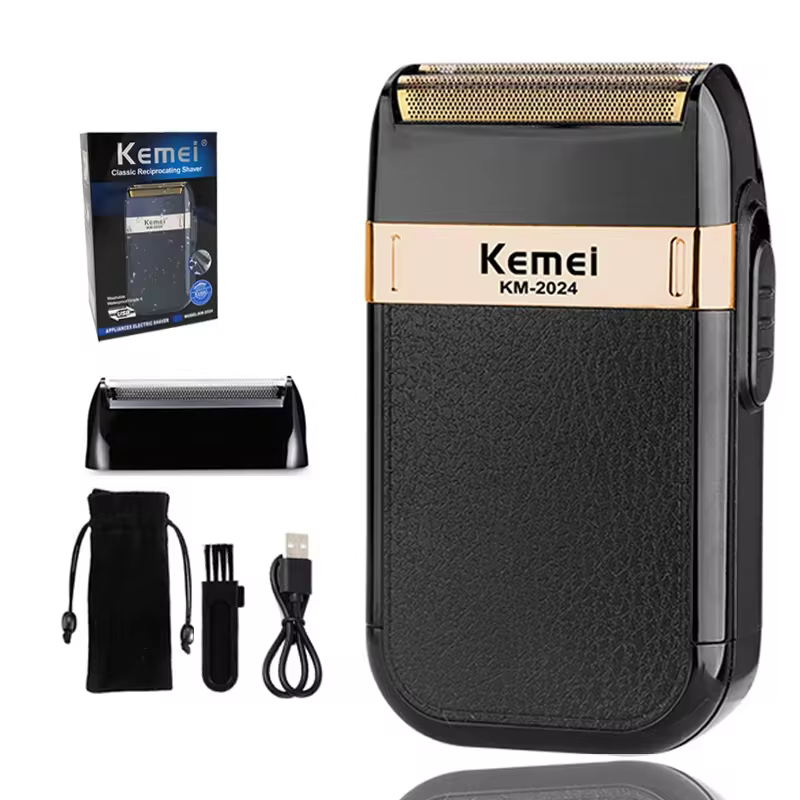 Kemei KM-2024 Barbeador Elétrico Masculino