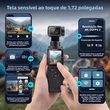 Câmera de Ação 4K 75MP com WiFi Thumbnail 6