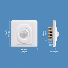 Interruptor Sensor PIR Automático Thumbnail 5