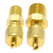 Adaptador Tubing Rosca Macho Fêmea 1/4 SAE 1/8 NPT Ar Condicionado Thumbnail 3
