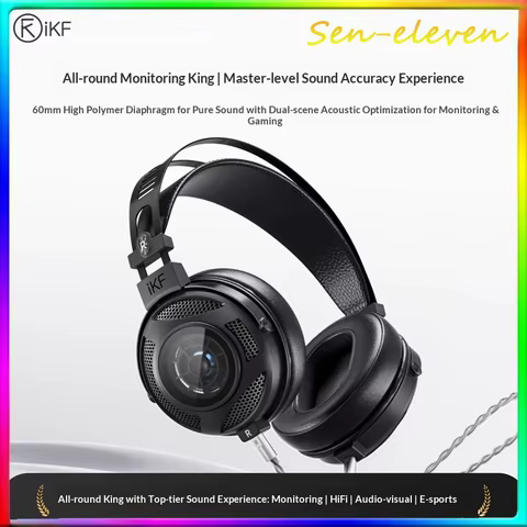 iKF VP7 Fones Monitor Over-Ear