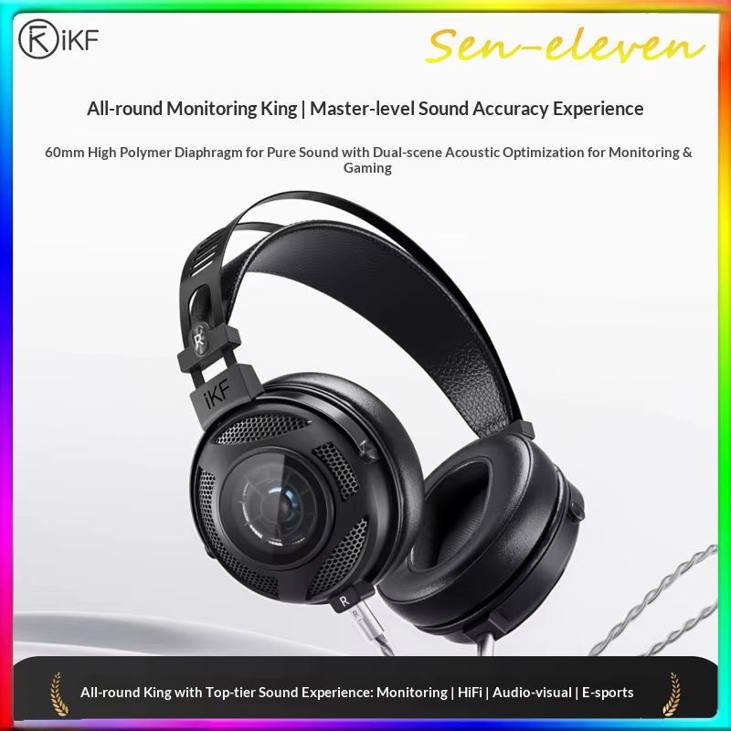 iKF VP7 Fones Monitor Over-Ear