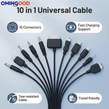 Cabo USB Universal 10 em 1 Thumbnail 1