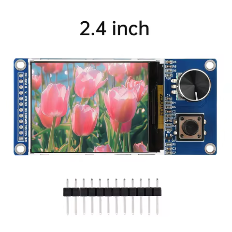 Tela tft de 2.4 polegadas com módulo de combinação de codificador rotativo ec11 spi 320x240 rgb display lcd com função de interruptor para arduino