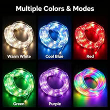 Luzes de Cordão RGB Bluetooth Thumbnail 5