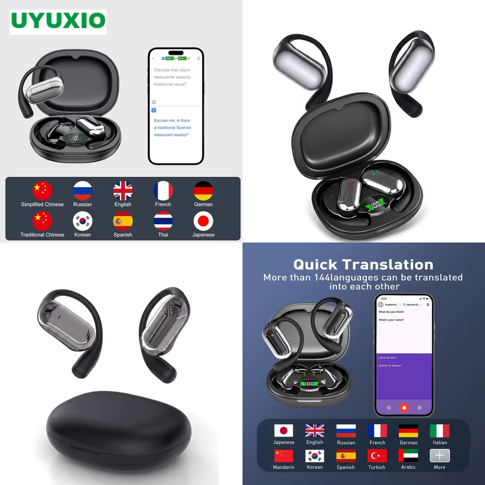 Fones Tradutores OWS Bluetooth 5.4