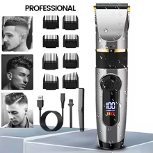 Aparador de Cabelo Profissional LED Recarregável Thumbnail 1