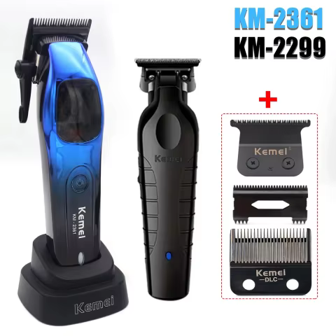 Kemei Kit Máq. Cabelo Profissional KM-2361/2299