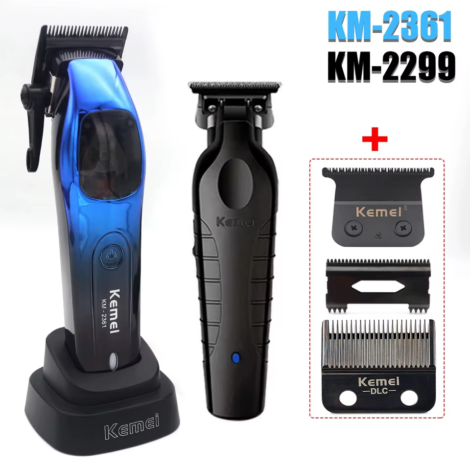 Kemei Kit Máq. Cabelo Profissional KM-2361/2299