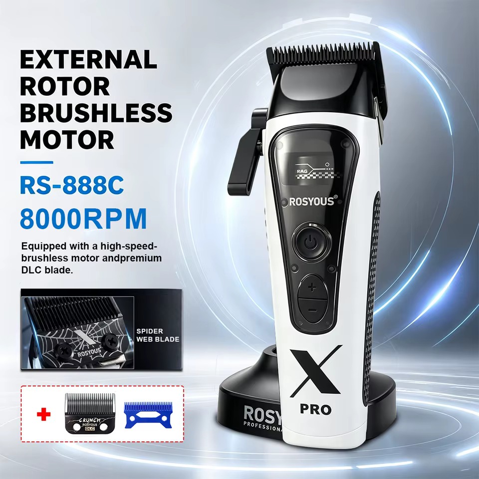 Máquina de Cortar Cabelo ROSYOUS RS888C Profissional