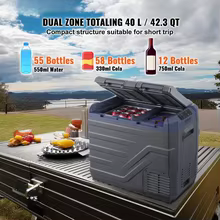 Geladeira de Carro 40L Dual Zone Thumbnail 2