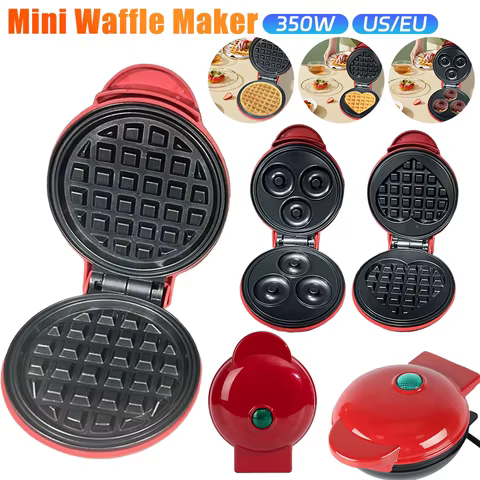 Mini Waffle Maker Elétrico