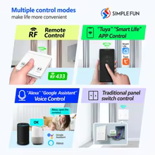 Interruptor Cortina Inteligente Wi-Fi RF Thumbnail 4