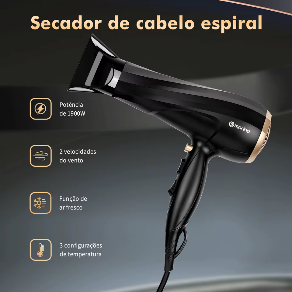 Secador de Cabelo 1900W