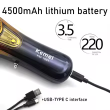 Kemei KM-1691 Máquina de Cortar Cabelo Profissional Thumbnail 4