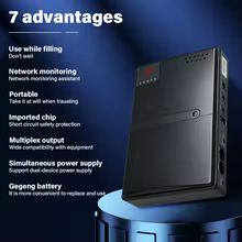 Mini UPS Portátil 18W/36W para Roteador e Câmeras Thumbnail 4
